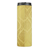 Thai Pattern opperste gouden ruggrondthai, patroon Thermosbeker (Achterkant)