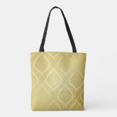 Thai Pattern opperste gouden ruggrondthai, patroon Tote Bag (Achterkant)