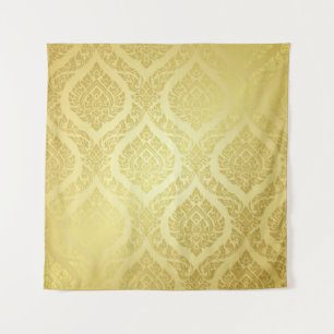Thai Pattern opperste gouden ruggrondthai, patroon Wandkleed