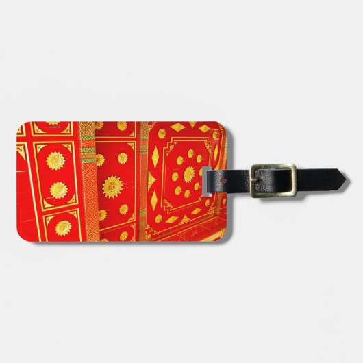 Thai Pavillion Ceiling Bagagelabel (Voorkant horizontaal)