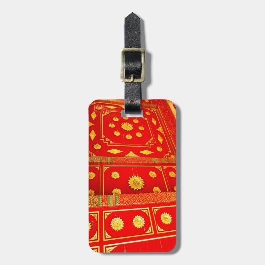 Thai Pavillion Ceiling Bagagelabel (Voorkant verticaal)