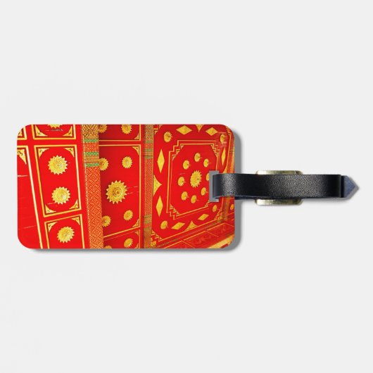 Thai Pavillion Ceiling Bagagelabel (Achterkant horizontaal)