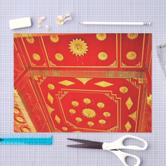 Thai Pavillion Ceiling Tissuepapier (Craft)