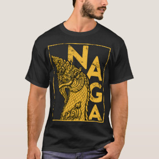 Thai Phaya Naga Zee Dragon Laotian Laos Naga Payan T-shirt