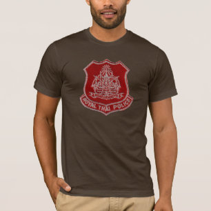 Thai politiebadge t-shirt