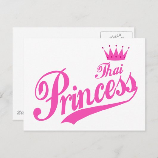 Thai Princess Briefkaart (Voorkant / Achterkant)