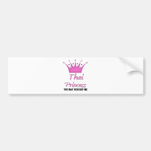 Thai Princess Bumpersticker