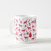Thai Ridgeback Christmas Design Koffiemok (Voorkant links)