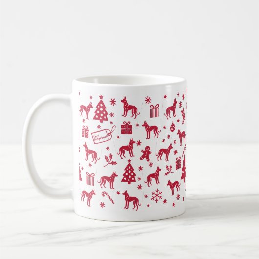 Thai Ridgeback Christmas Design Koffiemok (Links)