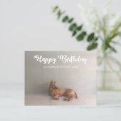Thai Ridgeback Dog Happy Birthday Briefkaart (Staand voorkant)