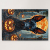 Thai Ridgeback Geheiligde Tempel Halloween Portret Legpuzzel (Horizontaal)