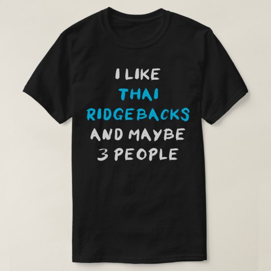 Thai Ridgeback Grappig T-shirt (Design voorkant)