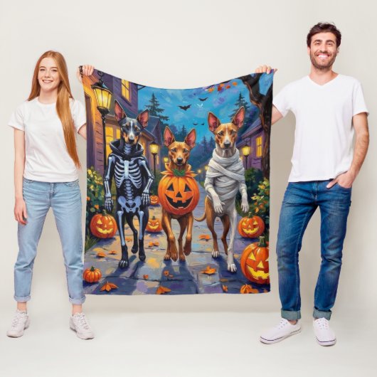 Thai Ridgeback Halloween-kostuum Fleece Deken (In situ)