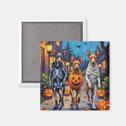 Thai Ridgeback Halloween-kostuum Magneet (Voorkant / Achterkant)