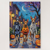 Thai Ridgeback Trick-or-Treating Halloween Costume Legpuzzel (Verticaal)