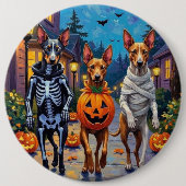 Thai Ridgeback Trick-or-Treating Halloween Costume Ronde Button 6,0 Cm (Voorkant)