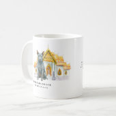 Thai Ridgeback Waterverf Dog Koffiemok (Voorkant links)