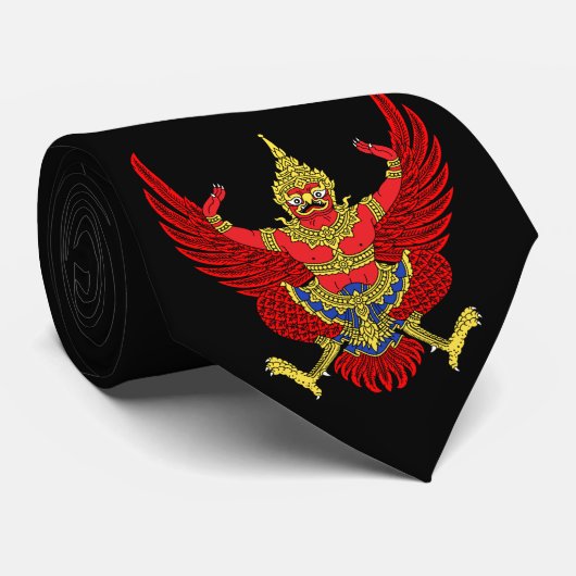 Thai Royal Garuda Stropdas (Opgerold)