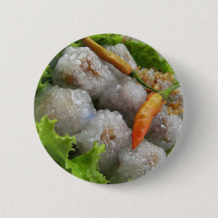 Thai Sago met Chili ... Thailand Street Food Ronde Button 5,7 Cm