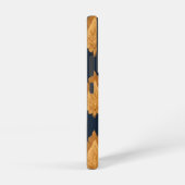 Thai Silk inspired Pattern in Gold Samsung Galaxy Hoesje (Rechterkant)