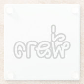 Thai Sister - พี่ ส ว / Phi Sao - Thai Language Glazen Onderzetter (Achterkant)