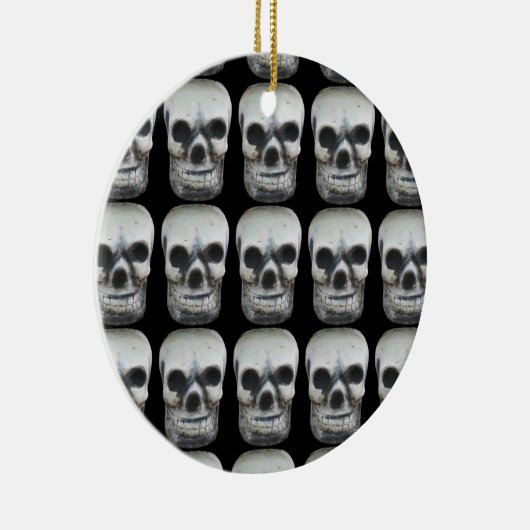 Thai Skull Keramisch Ornament (Rechts)