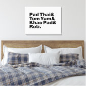 Thai Street Food Canvas Afdruk (Insitu (Slaapkamer))
