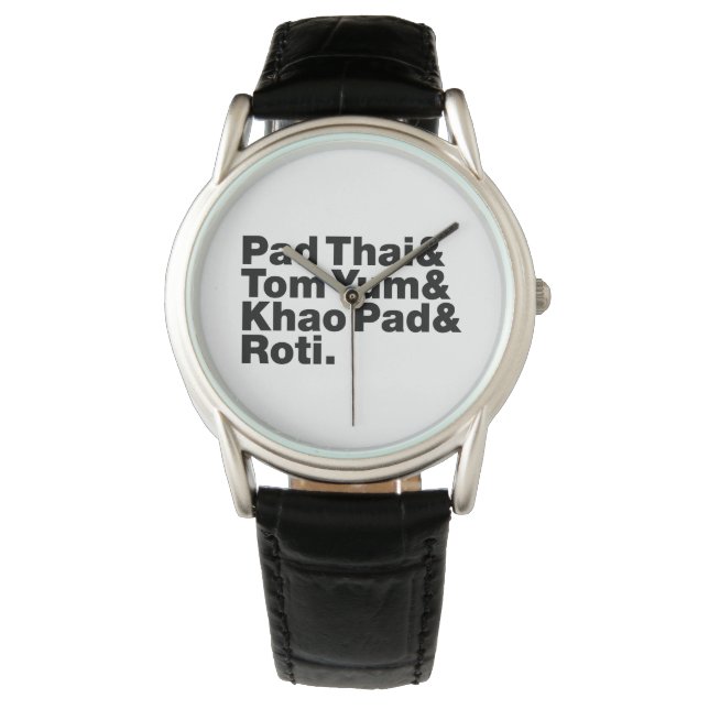 Thai Street Food Horloge (Voorkant)