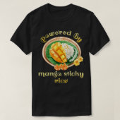 Thai Street Food Love Powered by Mango Sticky Rice T-shirt (Design voorkant)