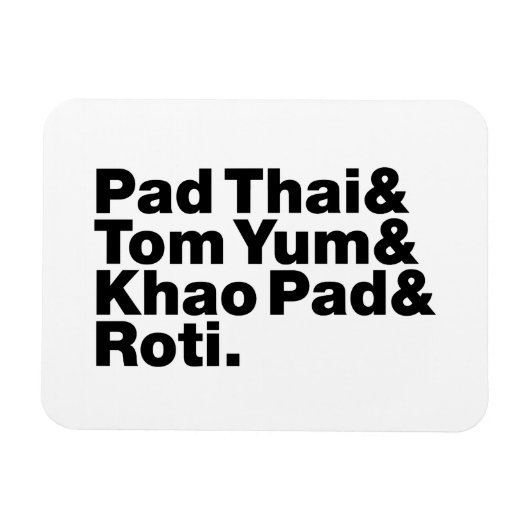 Thai Street Food Magneet (Horizontaal)