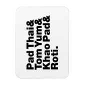 Thai Street Food Magneet (Verticaal)