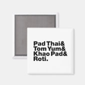 Thai Street Food Magneet (Voorkant / Achterkant)