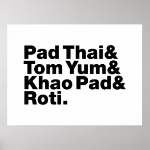 Thai Street Food Poster