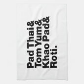 Thai Street Food Theedoek (Verticaal)