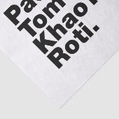 Thai Street Food Tissuepapier (Detail)