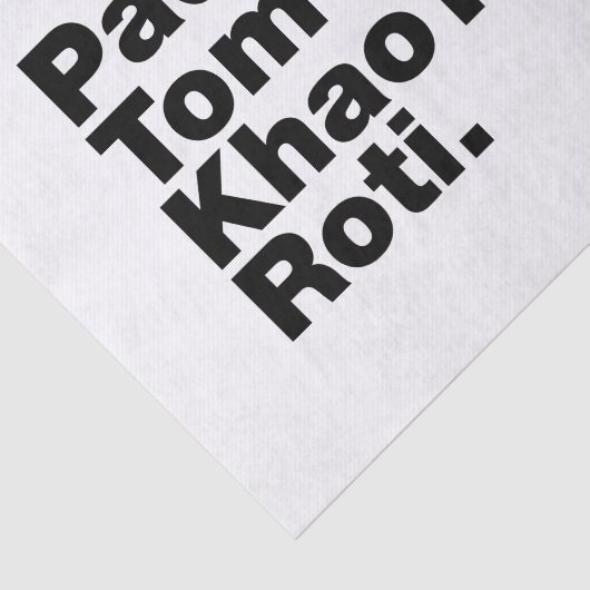 Thai Street Food Tissuepapier (Detail)