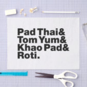 Thai Street Food Tissuepapier (Craft)