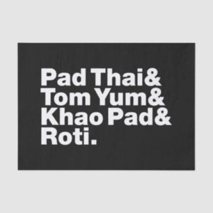 Thai Street Food Tissuepapier