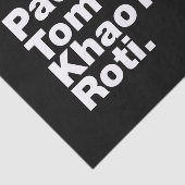 Thai Street Food Tissuepapier (Detail)