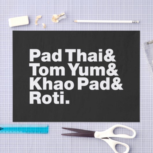 Thai Street Food Tissuepapier (Craft)