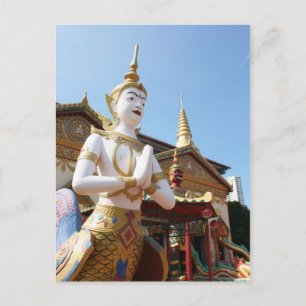 Thai Temple in Penang Briefkaart