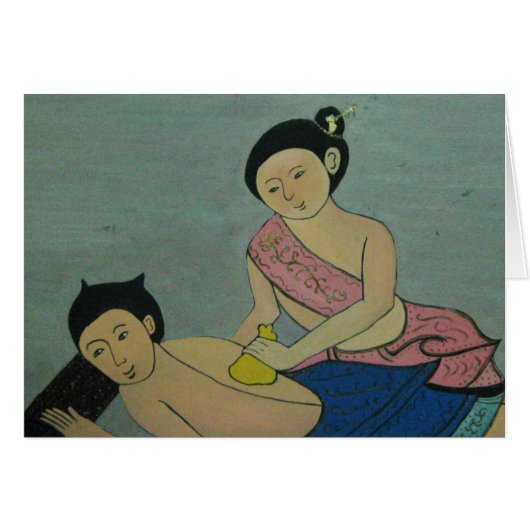Thai Traditional Massage Kaart (Voorkant Horizontaal)