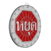 Thai Traffic STOP ⚠ YOOT in het Thaise ⚠ Dartbord (Voorkant Links)