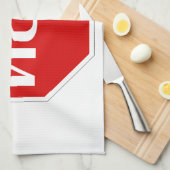 Thai Traffic STOP ⚠ YOOT in het Thaise ⚠ Theedoek (Quarter Fold)