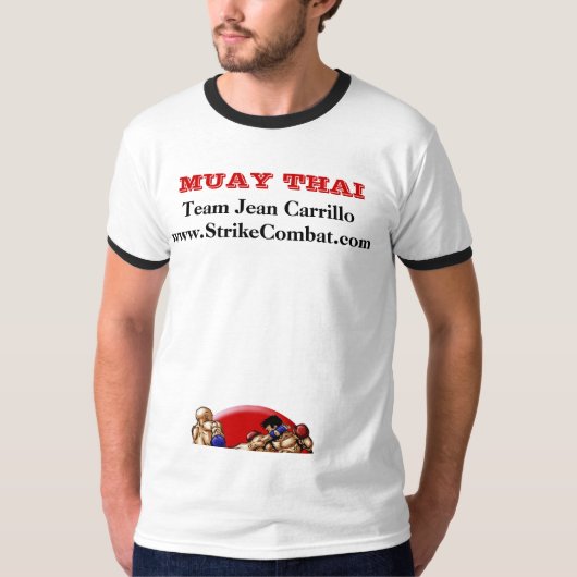 thai_trap_logo, Team Jean Carrillowww.StrikeCom.. T-shirt (Voorkant)