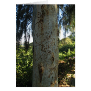 Thai Tree Graffiti-Kaart
