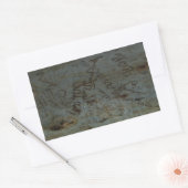 Thai Tree Graffiti Rechthoekige Sticker (Envelop)