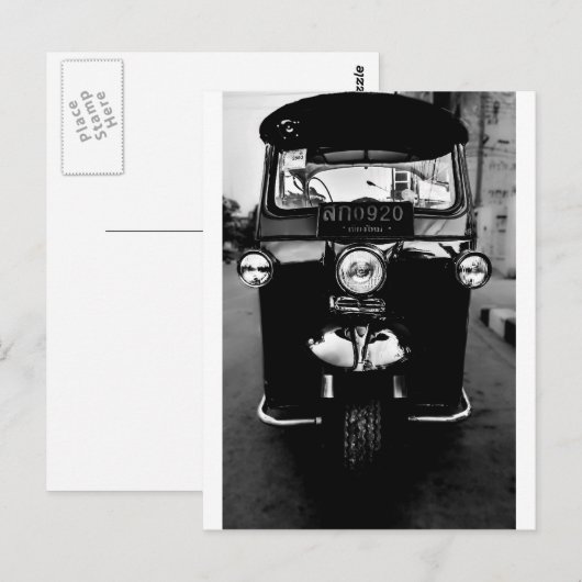 Thai Tuk Tuk Briefkaart (Voorkant / Achterkant)