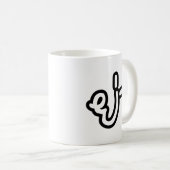 Thai (vaderlijk) grootmoeder - ย่ า / Ya Koffiemok (Voorkant rechts)