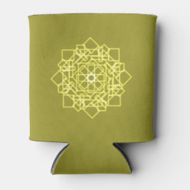 thai vierkant patroon van moderne grafische vormge blikjeskoeler